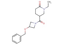 5-{[3-(benzyloxy)-1-azetidinyl]carbonyl}-1-ethyl-2-piperidinone