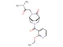 2-{(1S*,5R*)-3-[(2-ethoxypyridin-3-yl)carbonyl]-7-oxo-3,6-diazabicyclo[3.2.2]non-6-yl}-N,N-dimethylacetamide