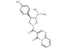 3-{[(3S*,4R*)-3-(dimethylamino)-4-(4-methylphenyl)pyrrolidin-1-yl]carbonyl}-4H-pyrido[1,2-a]pyrimidin-4-one