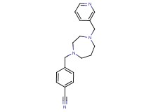 4-{[4-(pyridin-3-ylmethyl)-1,4-diazepan-1-yl]methyl}benzonitrile