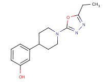 3-[1-(5-ethyl-1,3,4-oxadiazol-2-yl)piperidin-4-yl]phenol