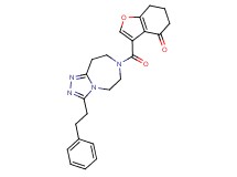 3-{[3-(2-phenylethyl)-5,6,8,9-tetrahydro-7H-[1,2,4]triazolo[4,3-d][1,4]diazepin-7-yl]carbonyl}-6,7-dihydro-1-benzofuran-4(5H)-one