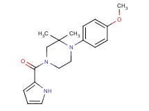 1-(4-methoxyphenyl)-2,2-dimethyl-4-(1H-pyrrol-2-ylcarbonyl)piperazine