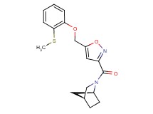 (1S*,4S*)-2-[(5-{[2-(methylthio)phenoxy]methyl}-3-isoxazolyl)carbonyl]-2-azabicyclo[2.2.1]heptane