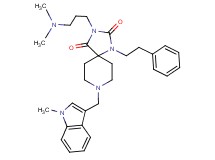 3-[3-(dimethylamino)propyl]-8-[(1-methyl-1H-indol-3-yl)methyl]-1-(2-phenylethyl)-1,3,8-triazaspiro[4.5]decane-2,4-dione