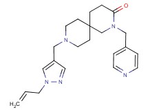 9-[(1-allyl-1H-pyrazol-4-yl)methyl]-2-(pyridin-4-ylmethyl)-2,9-diazaspiro[5.5]undecan-3-one