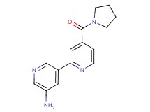 4-(pyrrolidin-1-ylcarbonyl)-2,3'-bipyridin-5'-amine