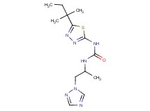 N-[5-(1,1-dimethylpropyl)-1,3,4-thiadiazol-2-yl]-N'-[1-methyl-2-(1H-1,2,4-triazol-1-yl)ethyl]urea