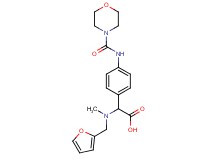 [(2-furylmethyl)(methyl)amino]{4-[(morpholin-4-ylcarbonyl)amino]phenyl}acetic acid