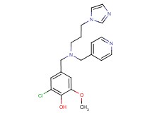 2-chloro-4-{[[3-(1H-imidazol-1-yl)propyl](pyridin-4-ylmethyl)amino]methyl}-6-methoxyphenol