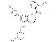 4-(2-methoxybenzoyl)-9-[(1-methyl-3-piperidinyl)methoxy]-7-(5-methyl-2-thienyl)-2,3,4,5-tetrahydro-1,4-benzoxazepine