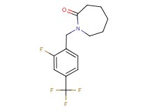 1-[2-fluoro-4-(trifluoromethyl)benzyl]azepan-2-one