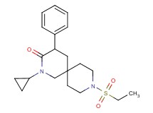 2-cyclopropyl-9-(ethylsulfonyl)-4-phenyl-2,9-diazaspiro[5.5]undecan-3-one