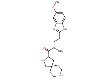 N-[2-(5-methoxy-1H-benzimidazol-2-yl)ethyl]-N-methyl-2,8-diazaspiro[4.5]decane-3-carboxamide dihydrochloride