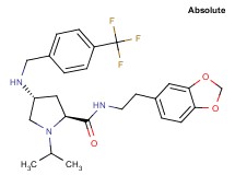 (4R)-N-[2-(1,3-benzodioxol-5-yl)ethyl]-1-isopropyl-4-{[4-(trifluoromethyl)benzyl]amino}-L-prolinamide