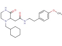 2-[1-(cyclohexylmethyl)-3-oxo-2-piperazinyl]-N-[2-(4-methoxyphenyl)ethyl]acetamide