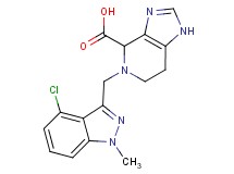 5-[(4-chloro-1-methyl-1H-indazol-3-yl)methyl]-4,5,6,7-tetrahydro-1H-imidazo[4,5-c]pyridine-4-carboxylic acid