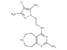 N-[2-(4-chloro-3,5-dimethyl-1H-pyrazol-1-yl)ethyl]-2-methyl-6,7,8,9-tetrahydro-5H-pyrimido[4,5-d]azepin-4-amine dihydrochloride