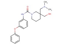 3-[(dimethylamino)methyl]-3-(hydroxymethyl)-N-(3-phenoxyphenyl)piperidine-1-carboxamide