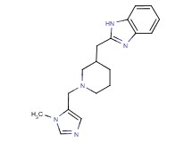 2-({1-[(1-methyl-1H-imidazol-5-yl)methyl]piperidin-3-yl}methyl)-1H-benzimidazole