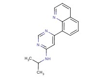 N-isopropyl-6-quinolin-8-ylpyrimidin-4-amine
