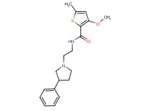 3-methoxy-5-methyl-N-[2-(3-phenylpyrrolidin-1-yl)ethyl]thiophene-2-carboxamide