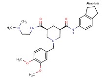 (3R,5S)-N-(2,3-dihydro-1H-inden-5-yl)-1-(3,4-dimethoxybenzyl)-N'-[2-(dimethylamino)ethyl]-3,5-piperidinedicarboxamide