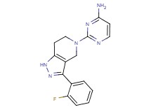 2-[3-(2-fluorophenyl)-1,4,6,7-tetrahydro-5H-pyrazolo[4,3-c]pyridin-5-yl]pyrimidin-4-amine