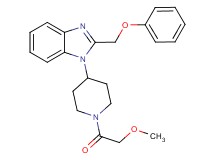 1-[1-(methoxyacetyl)-4-piperidinyl]-2-(phenoxymethyl)-1H-benzimidazole