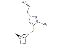 (1S*,4S*)-2-[(1-allyl-3-methyl-1H-pyrazol-4-yl)methyl]-2-azabicyclo[2.2.1]heptane