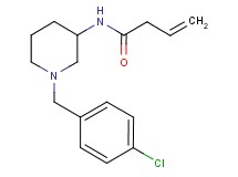 N-[1-(4-chlorobenzyl)-3-piperidinyl]-3-butenamide