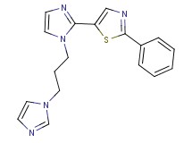 5-{1-[3-(1H-imidazol-1-yl)propyl]-1H-imidazol-2-yl}-2-phenyl-1,3-thiazole