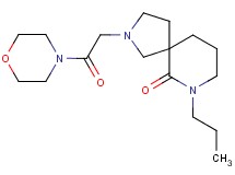 2-[2-(4-morpholinyl)-2-oxoethyl]-7-propyl-2,7-diazaspiro[4.5]decan-6-one