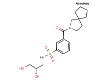 3-(2-azaspiro[4.4]non-2-ylcarbonyl)-N-[(2S)-2,3-dihydroxypropyl]benzenesulfonamide