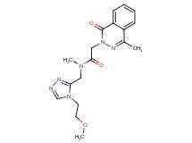 N-{[4-(2-methoxyethyl)-4H-1,2,4-triazol-3-yl]methyl}-N-methyl-2-(4-methyl-1-oxo-2(1H)-phthalazinyl)acetamide