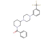 1-(1-benzoyl-3-piperidinyl)-4-[3-(trifluoromethyl)phenyl]piperazine