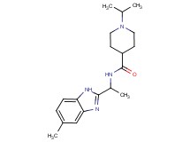 1-isopropyl-N-[1-(5-methyl-1H-benzimidazol-2-yl)ethyl]-4-piperidinecarboxamide