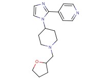 4-{1-[1-(tetrahydrofuran-2-ylmethyl)piperidin-4-yl]-1H-imidazol-2-yl}pyridine