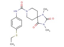 N-[4-(ethylthio)phenyl]-1,3-dimethyl-2,4-dioxo-1,3,8-triazaspiro[4.5]decane-8-carboxamide