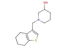 1-(4,5,6,7-tetrahydro-1-benzothien-3-ylmethyl)-3-piperidinol trifluoroacetate (salt)