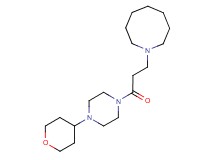 1-{3-oxo-3-[4-(tetrahydro-2H-pyran-4-yl)piperazin-1-yl]propyl}azocane