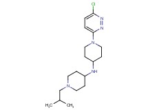 1-(6-chloropyridazin-3-yl)-N-(1-isobutylpiperidin-4-yl)piperidin-4-amine