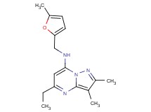 5-ethyl-2,3-dimethyl-N-[(5-methyl-2-furyl)methyl]pyrazolo[1,5-a]pyrimidin-7-amine