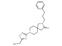 8-(5-ethyl-1,2,4-oxadiazol-3-yl)-2-(3-phenylpropyl)-2,8-diazaspiro[4.5]decan-3-one