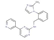 N-[2-(2-methyl-1H-imidazol-1-yl)benzyl]-4-(3-pyridinyl)-2-pyrimidinamine