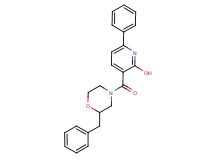 3-[(2-benzyl-4-morpholinyl)carbonyl]-6-phenyl-2-pyridinol
