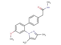 2-[2'-(3,5-dimethyl-1H-pyrazol-1-yl)-4'-methoxybiphenyl-4-yl]-N-methylacetamide