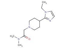 2-[4-(1-ethyl-1H-imidazol-2-yl)-1-piperidinyl]-N,N-dimethylacetamide