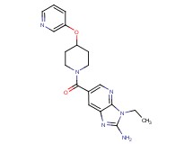 3-ethyl-6-{[4-(pyridin-3-yloxy)piperidin-1-yl]carbonyl}-3H-imidazo[4,5-b]pyridin-2-amine