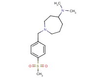N,N-dimethyl-1-[4-(methylsulfonyl)benzyl]-4-azepanamine